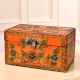 Rectangular Finest Wooden Box with Floral Engraving